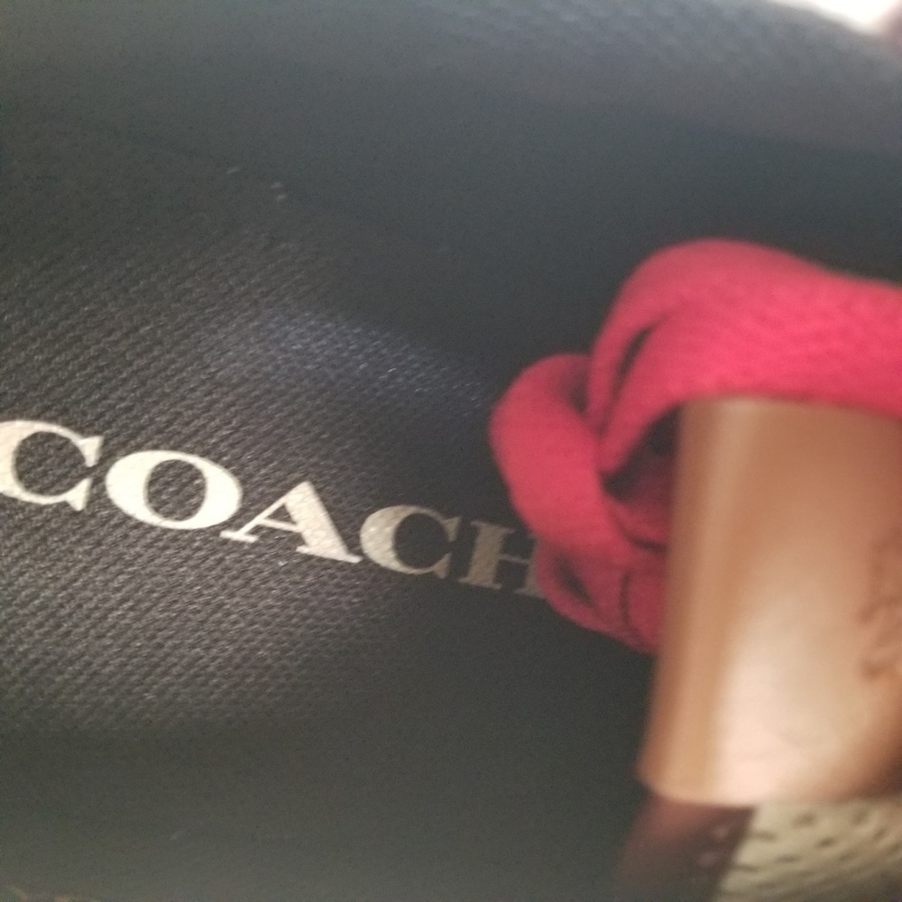 COACH Mens Hairy Suede Casual Trainer shoes sz 9.5 - Picture 6 of 11